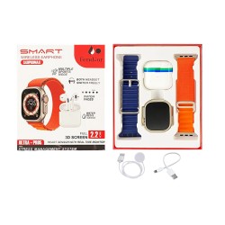 Fendior Smartwatch S40 Pro Max With Airpods 2.2" (Call Version) Blue Fendior Smartwatch S40 Pro Max With Airpods 2.2" (Call Version) Blue