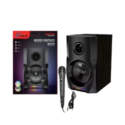 Sing-e Portable Wireless Speaker JQS401 with Mic Black Sing-e Portable Wireless Speaker JQS401 with Mic Black