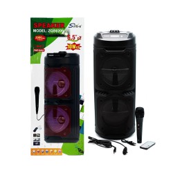 Sing-e Portable Wireless Speaker ZQS6209 with Mic Black Sing-e Portable Wireless Speaker ZQS6209 with Mic Black