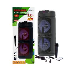 Sing-e Portable Wireless Speaker ZQS6209 with Mic Blue Sing-e Portable Wireless Speaker ZQS6209 with Mic Blue