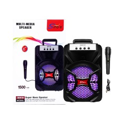 Sing-e Portable Wireless Speaker ZQS6138 with Mic Black Sing-e Portable Wireless Speaker ZQS6138 with Mic Black