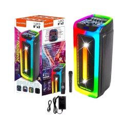 Ailiang Portable Wireless Karaoke Speaker KOLAV-D2816 with Mic Black Ailiang Portable Wireless Karaoke Speaker KOLAV-D2816 with Mic Black