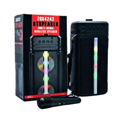 Sing-e Portable Wireless Speaker ZQS4242 with Mic Black Sing-e Portable Wireless Speaker ZQS4242 with Mic Black