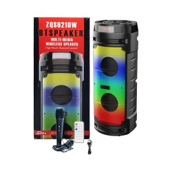 Sing-e Portable Wireless Speaker ZQS6210W with Mic Black Sing-e Portable Wireless Speaker ZQS6210W with Mic Black