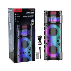 Sing-e Portable Wireless Speaker ZQS6223 with Mic Black Sing-e Portable Wireless Speaker ZQS6223 with Mic Black