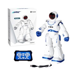 JJRC Space Robot R18 Intelligent with Gesture Sensing Mode and Touch Response With Remote Control White Blue JJRC Space Robot R18 Intelligent with Gesture Sensing Mode and Touch Response With Remote Control White Blue
