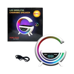 Sing-e Mini Portable Wireless Speaker with Wireless Charger ZQS1222 White Sing-e Mini Portable Wireless Speaker with Wireless Charger ZQS1222 White