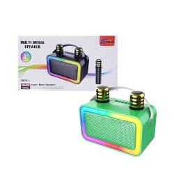 Sing-e Portable Wireless Speaker ZQS1491W with Dual Mic Green Sing-e Portable Wireless Speaker ZQS1491W with Dual Mic Green