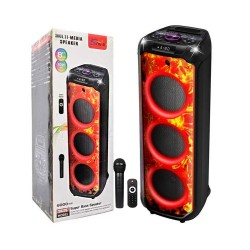 Sing-e Portable Wireless Speaker ZQS8307 with Mic Black Sing-e Portable Wireless Speaker ZQS8307 with Mic Black
