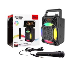 Sing-E Portable Wireless Speaker ZQS1367 with Mic Black Sing-E Portable Wireless Speaker ZQS1367 with Mic Black