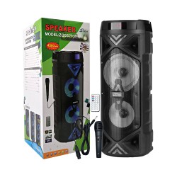 Sing-e  Portable Wireless Speaker ZQS6203 with Mic Black Sing-e  Portable Wireless Speaker ZQS6203 with Mic Black