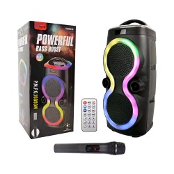 Sing-e  Portable Wireless Speaker ZQS6236 with Mic Black Sing-e  Portable Wireless Speaker ZQS6236 with Mic Black