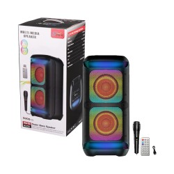 Sing-e  Portable Wireless Speaker ZQS4289 with Mic Black Sing-e  Portable Wireless Speaker ZQS4289 with Mic Black