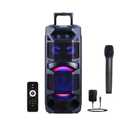 HANSUO Portable Wireless Speaker HS-TS10V6 with Mic Black HANSUO Portable Wireless Speaker HS-TS10V6 with Mic Black