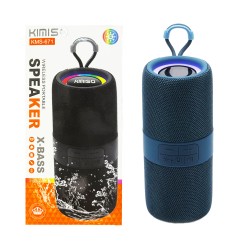Kimiso Portable Wireless Speaker KMS-671 Blue Kimiso Portable Wireless Speaker KMS-671 Blue