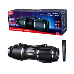 Kimiso Portable Wireless Speaker T1S with Mic Black Kimiso Portable Wireless Speaker T1S with Mic Black