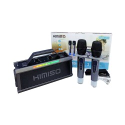 Kimiso Portable Wireless Speaker KMS-251 with Dual Mic Black Kimiso Portable Wireless Speaker KMS-251 with Dual Mic Black