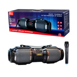 Kimiso Portable Wireless Speaker T1S with Mic Gray Kimiso Portable Wireless Speaker T1S with Mic Gray