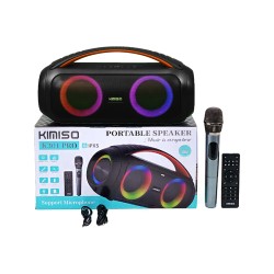 Kimiso Portable Wireless Speaker K301 Pro with Mic Black Kimiso Portable Wireless Speaker K301 Pro with Mic Black