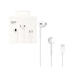 Earphones MTJY3FE/A Type-C for Apple iPhone 15 Series 1.2m White Earphones MTJY3FE/A Type-C for Apple iPhone 15 Series 1.2m White