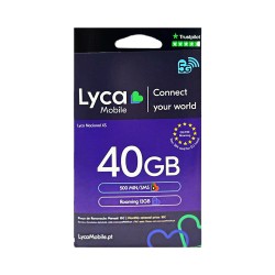 LycaMobile National Card XS 40GB/500 Min with 13GB Roaming In The Eu LycaMobile National Card XS 40GB/500 Min with 13GB Roaming In The Eu