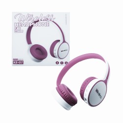 Wireless Headphones KE-07 Pink Wireless Headphones KE-07 Pink