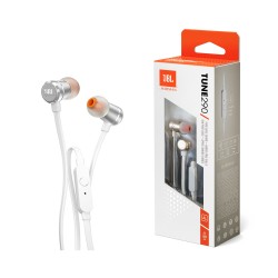 JBL Earphones Tune 290 with Microphone 3.5mm 1.2m Gray JBL Earphones Tune 290 with Microphone 3.5mm 1.2m Gray