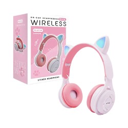 Wireless Headphones M6 Cat Ear White Wireless Headphones M6 Cat Ear White