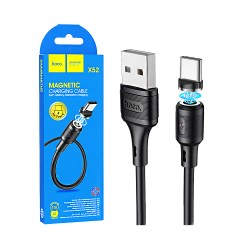 Hoco Magnetic Cable X52 Sereno Type-C 3A 1M Black Hoco Magnetic Cable X52 Sereno Type-C 3A 1M Black