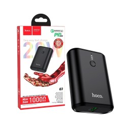 Hoco Power Bank Q3 Mayflower with Ports Output USB+Type-C QC3.0+PD20W 10000mAh Black Hoco Power Bank Q3 Mayflower with Ports Output USB+Type-C QC3.0+PD20W 10000mAh Black
