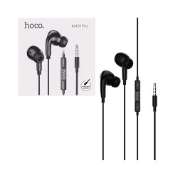 Hoco Wired Earphones M101 Pro Crystal Sound with Microphone 3.5mm 1.2m Black Hoco Wired Earphones M101 Pro Crystal Sound with Microphone 3.5mm 1.2m Black