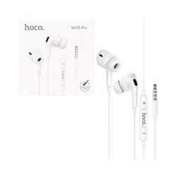 Hoco Wired Earphones M101 Pro with Microphone 3.5mm 1.2m White Hoco Wired Earphones M101 Pro with Microphone 3.5mm 1.2m White