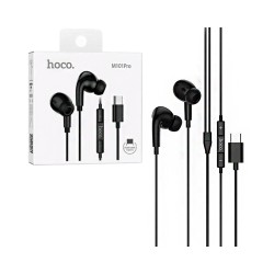 Hoco Wired Earphones M101 Pro Crystal Sound with Microphone Type-C 1.2m Black Hoco Wired Earphones M101 Pro Crystal Sound with Microphone Type-C 1.2m Black
