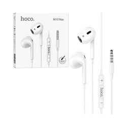 Hoco Wired Earphones M101 Max Crystal Grace with Microphone 3.5mm 1.2m White Hoco Wired Earphones M101 Max Crystal Grace with Microphone 3.5mm 1.2m White