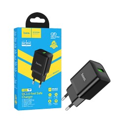 Hoco Adapter N26 Maxim USB 3A 18W Black Hoco Adapter N26 Maxim USB 3A 18W Black