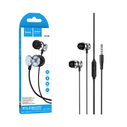 Hoco Universal Wired Earphones M106 Fountain with Microphone 3.5mm 1.2m Metal Gray Hoco Universal Wired Earphones M106 Fountain with Microphone 3.5mm 1.2m Metal Gray
