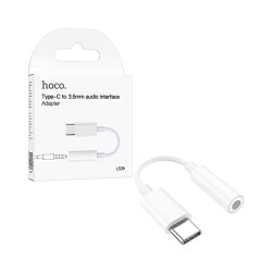 Hoco Audio Adapter Cable LS35 Type-C to 3.5mm White Hoco Audio Adapter Cable LS35 Type-C to 3.5mm White