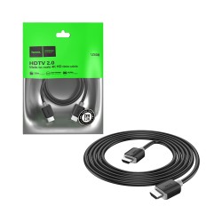Cable HDMI Hoco US08 2,0 4k HD para Computadora 1m negro Cable HDMI Hoco US08 2,0 4k HD para Computadora 1m negro