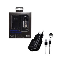 Samsung S8 Charger EP-TA20CBCQGCH with Type-C cable 1.2M Black Samsung S8 Charger EP-TA20CBCQGCH with Type-C cable 1.2M Black