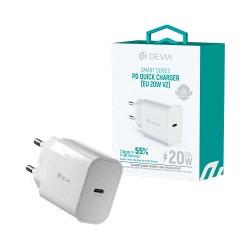 Devia Adapter RLC-381B Smart Series Type-C PD 20W White Devia Adapter RLC-381B Smart Series Type-C PD 20W White