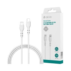 Devia Cable EC150 Kintone Series Type-C to Lightning PD27W 3A 1M White Devia Cable EC150 Kintone Series Type-C to Lightning PD27W 3A 1M White