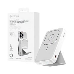 Power Bank Magnético Devia Extreme Speed Series PD20W 10000mAh Branco Power Bank Magnético Devia Extreme Speed Series PD20W 10000mAh Branco