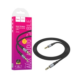 Hoco AUX Audio Cable UPA26 Fresh 1m Black Hoco AUX Audio Cable UPA26 Fresh 1m Black