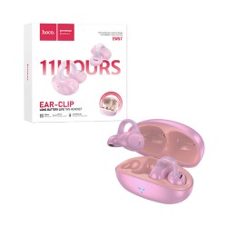 Hoco True Wireless Earbuds EW57 Auspicious Clip-On Pink Fluff Hoco True Wireless Earbuds EW57 Auspicious Clip-On Pink Fluff