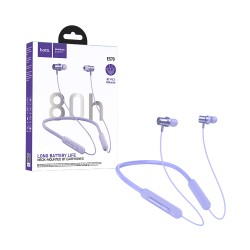 Hoco Neckband Earphones ES70 Armour Purple Hoco Neckband Earphones ES70 Armour Purple