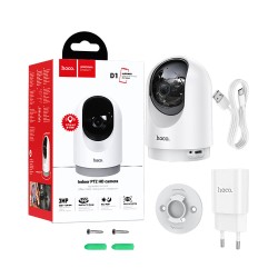 Hoco Surveillance Camera D1 Indoor PTZ HD 3MP White  Hoco Surveillance Camera D1 Indoor PTZ HD 3MP White