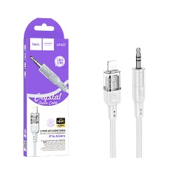 Hoco Audio Conversion Cable UPA27 Spirit Transparent Lightning to 3.5mm 1.2m Gray Hoco Audio Conversion Cable UPA27 Spirit Transparent Lightning to 3.5mm 1.2m Gray