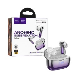 Hoco True Wireless Earbuds EQ16 Shine ANC+ENC Noise Reduction Purple Glaze Hoco True Wireless Earbuds EQ16 Shine ANC+ENC Noise Reduction Purple Glaze
