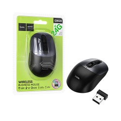Hoco Wireless Mouse GM28 2.4GHz Black Metal Gray Hoco Wireless Mouse GM28 2.4GHz Black Metal Gray