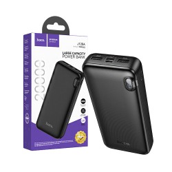 Hoco Power Bank J128A Powerful with 2 Ports Output USB 20000mAh Black Hoco Power Bank J128A Powerful with 2 Ports Output USB 20000mAh Black